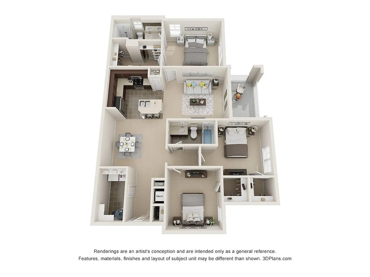 Floor plan Regency 3 Bedroom