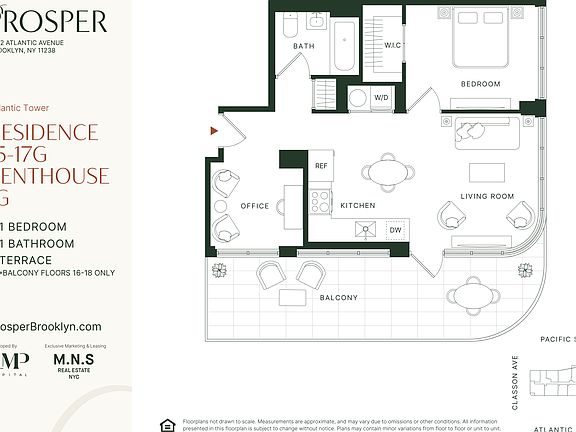 2nd image of 1042 Atlantic Ave #Penthouse 1g