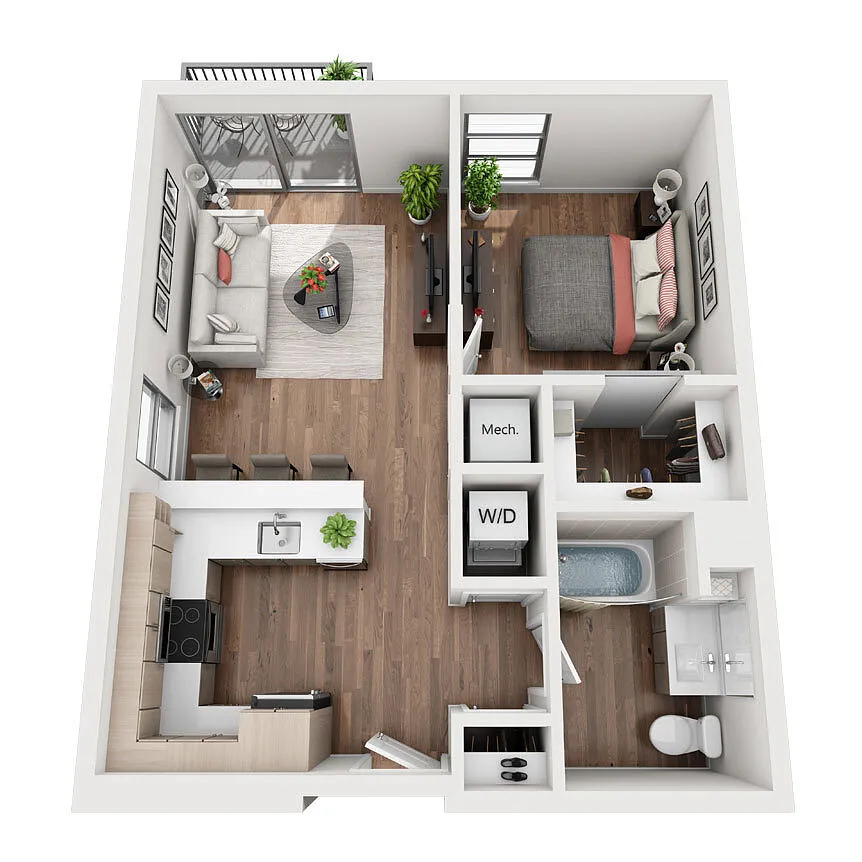 Floor plan A6b