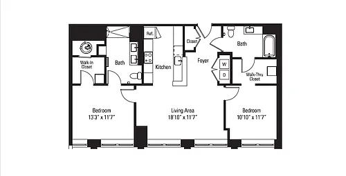 Floor plan 2CA