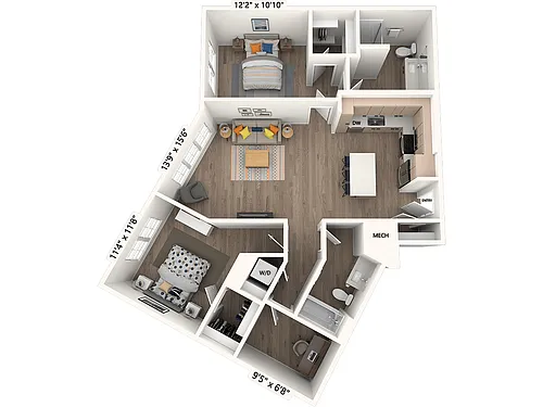 Floor plan BD-3-Scheme III