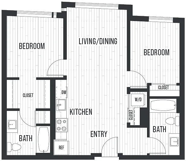 Floor plan 2B
