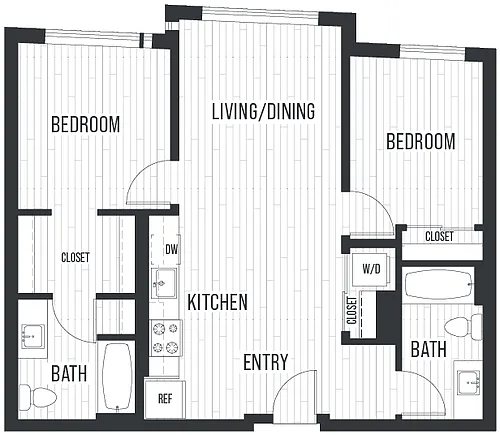 Floor plan 2B