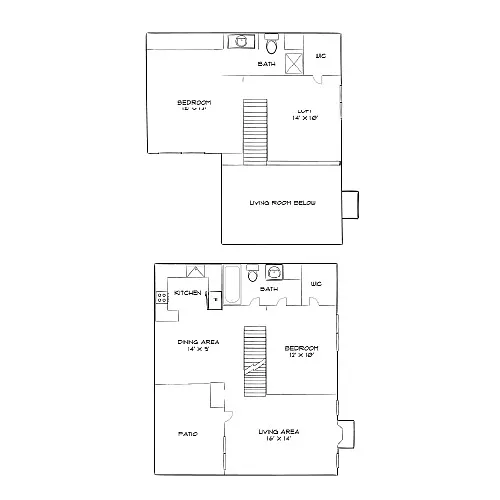 Floor plan Design 2D20 Townhome