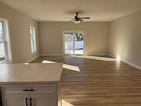 Living room open plan with kitchen
