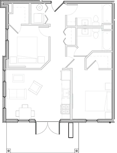 Floor plan B1