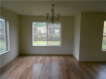 dinner room with wood floor