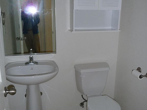 Half bath on second floor 
