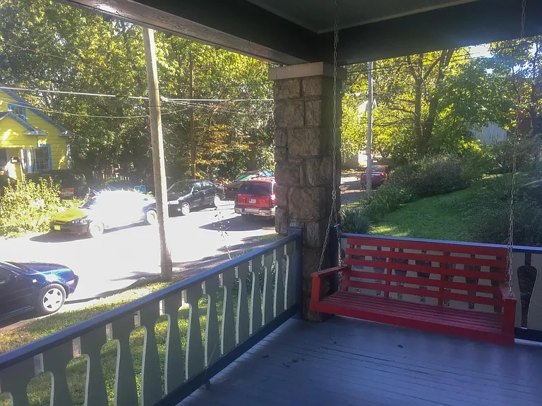 Porch looks over Baldwin