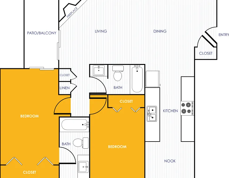 Nine Mile Floorplan Diagram
