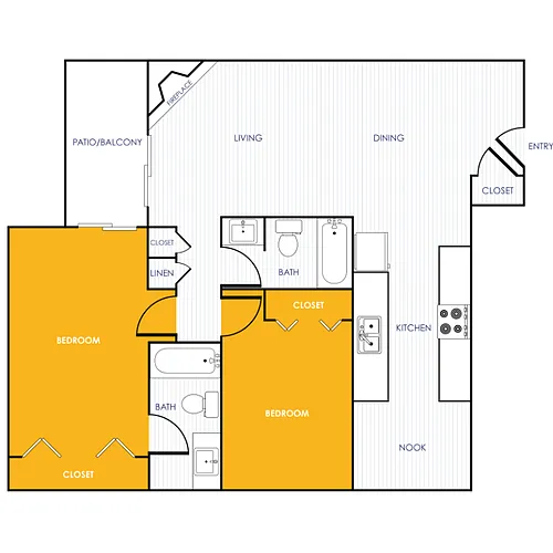 Floor plan Nine Mile