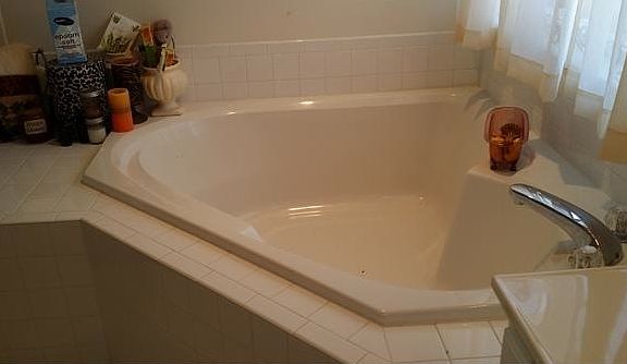 Master Bathroom with Large Tub
