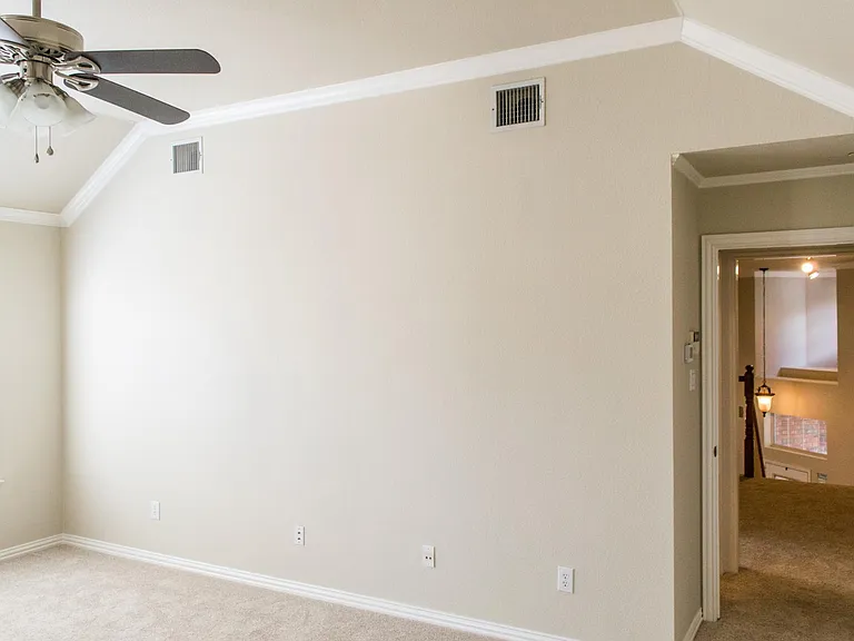 Upstairs Prime Bedroom #3 with Office and stairs beyond