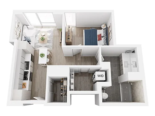 Floor plan 1x1 Floor Plan 12