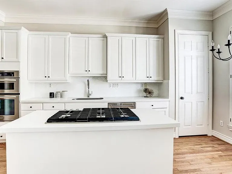 Gorgeous stainless steel microwave and oven