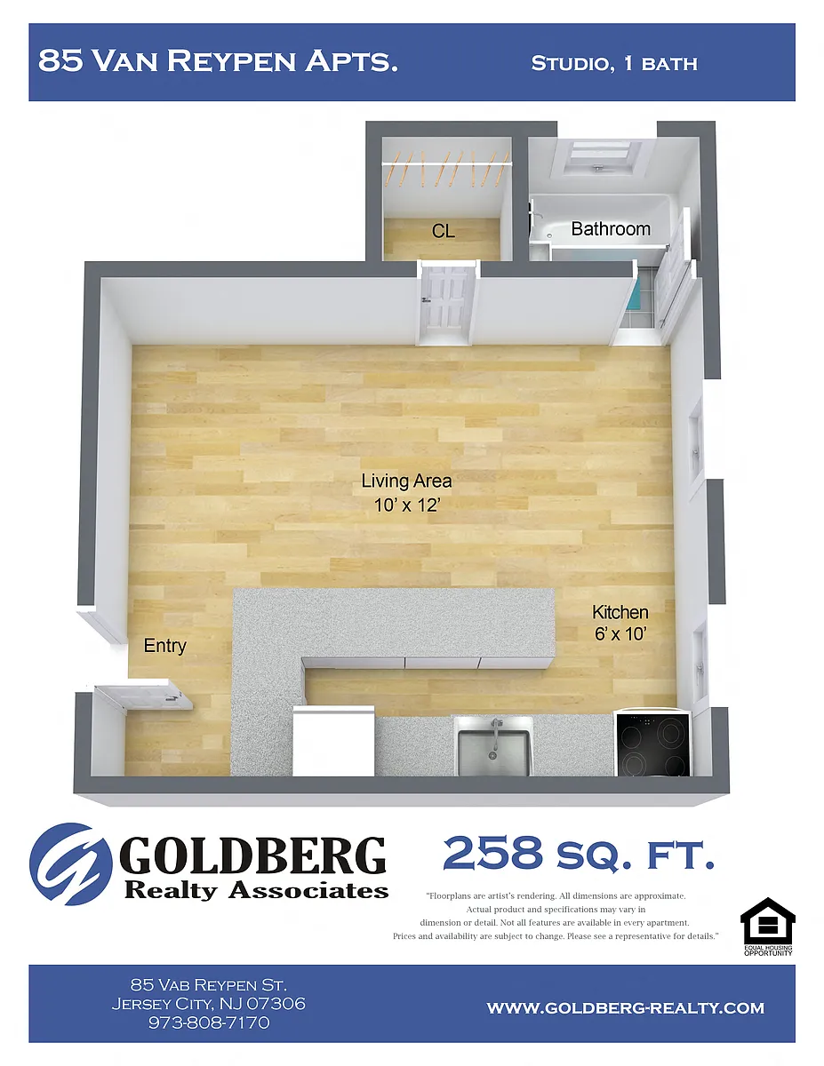 Floor plan Studio