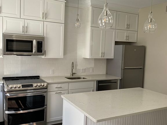 New stainless steel appliances