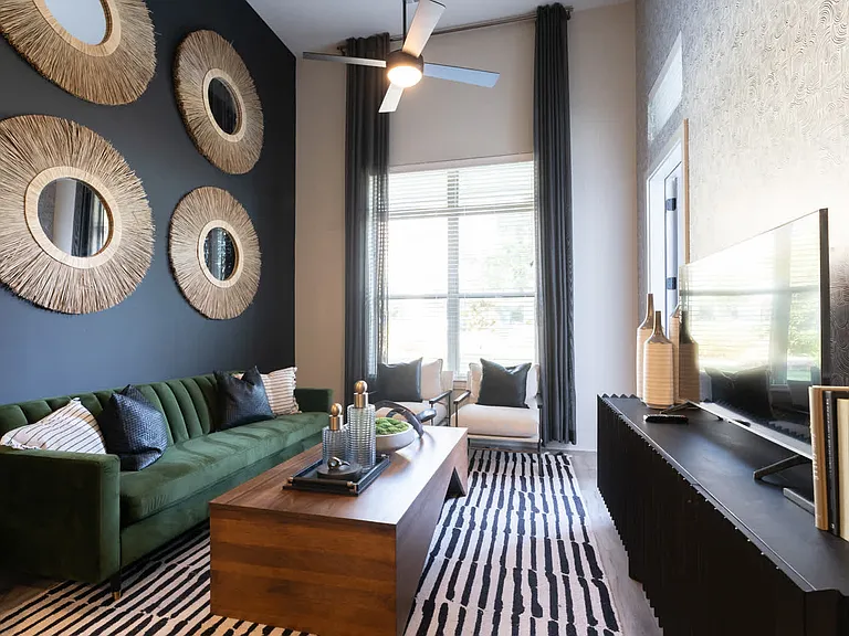 Living Room with Balcony and Hard Surface Flooring