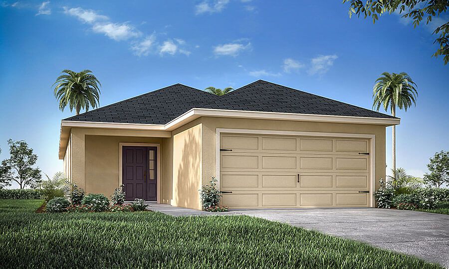Brand-new 3-bedroom home for sale in Haines City, Florida