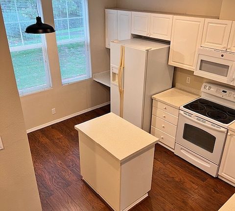 Open kitchen area.