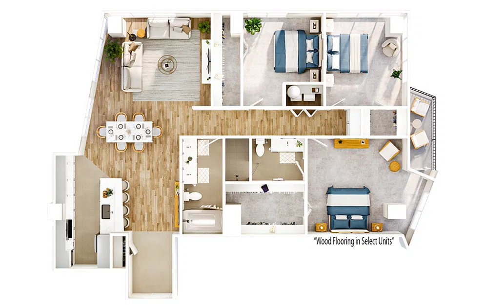 Floor plan FC1R
