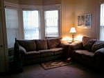 living room with furnisher