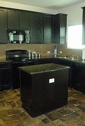Large kitchen with island
