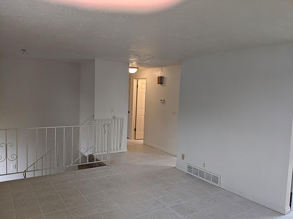 Bright fresh painted tiled living room