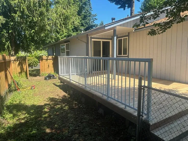 New Deck and Dog run