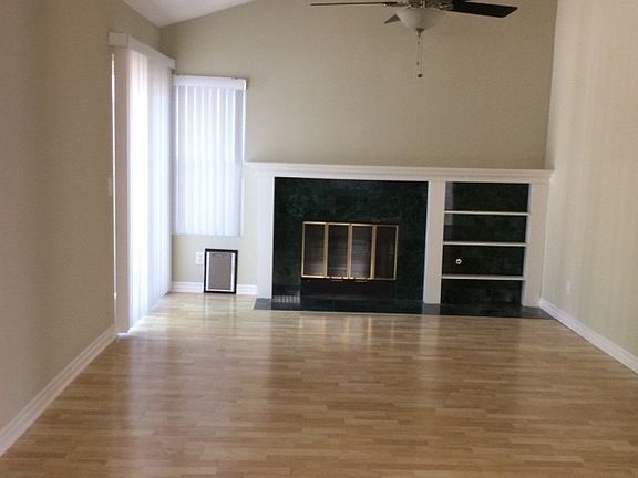 Living room with access to back patio