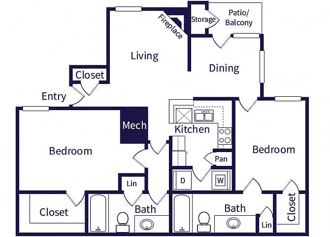 Floor plan B2