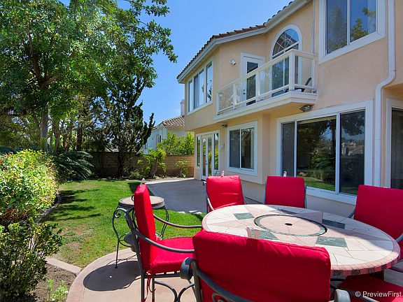 Private patio with views