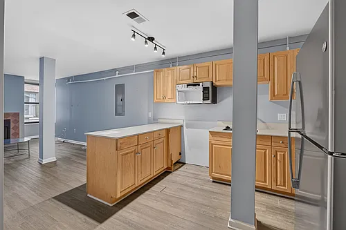 Floor plan Unit 211 1 Bed 1 Bath with Balcony