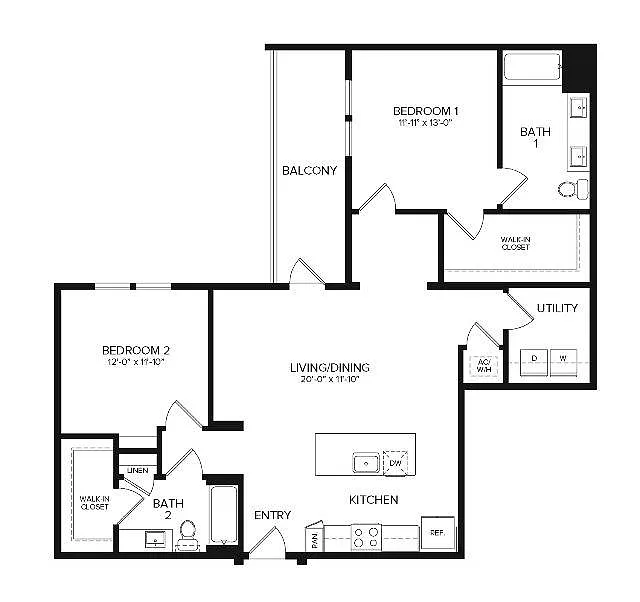 Floor plan B3 ANSI