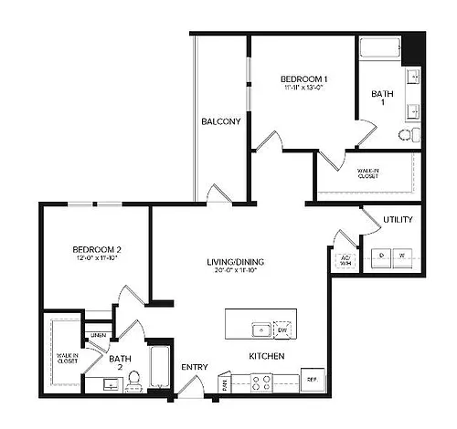 Floor plan B3 ANSI