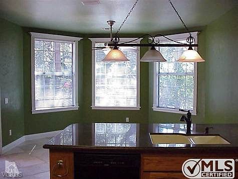 From kitchen to dining area.