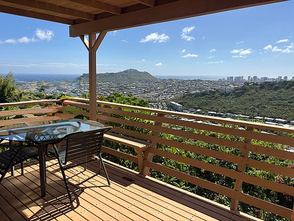 Spacious deck with incredible views