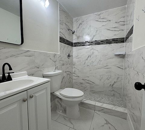 Bathroom with modern features