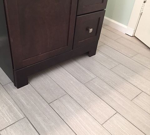 New tile floor