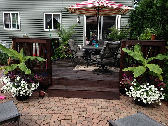 Deck and patio