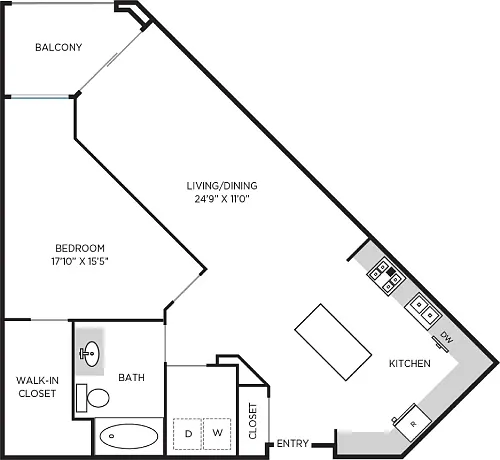 Floor plan Reserve - 1B
