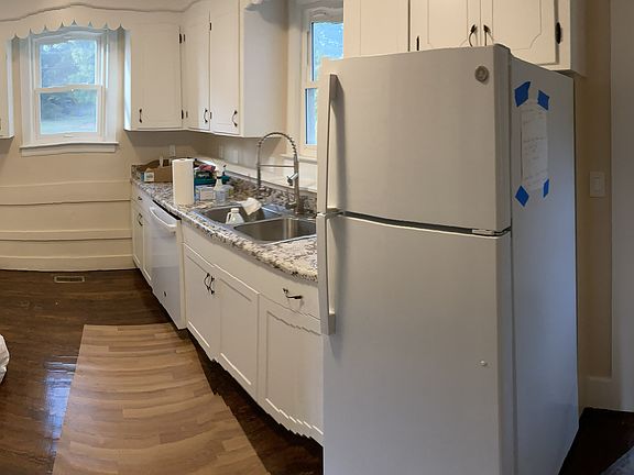 kitchen and back door to deck