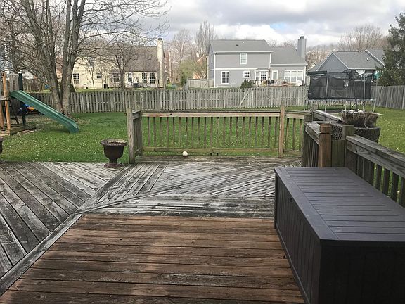 Fenced yard