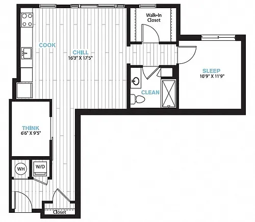 Floor plan AD03 Den