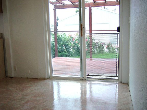 Dining room to back deck