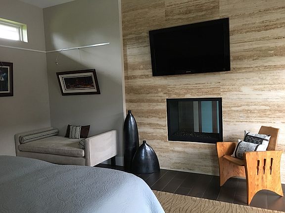 Master Bed fireplace