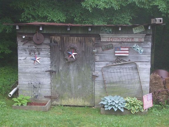 Primitive Storage Building