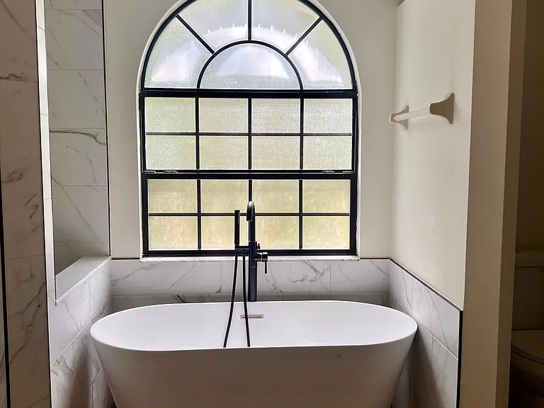 Primary bathroom stand alone tub