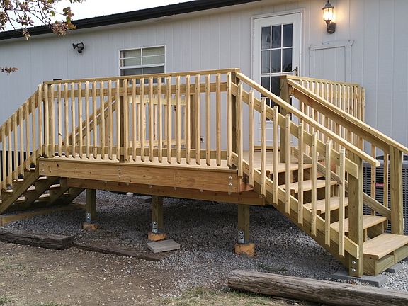New back deck (fall 2015)