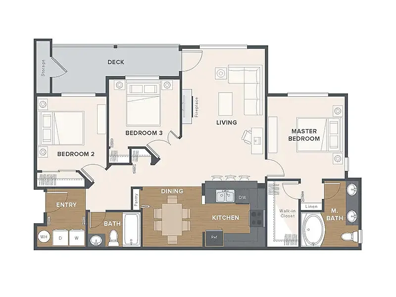 Floor plan Willamette